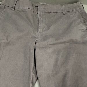 Old Navy Women's Gray Grey Boot Cut Pants size 12 tall
